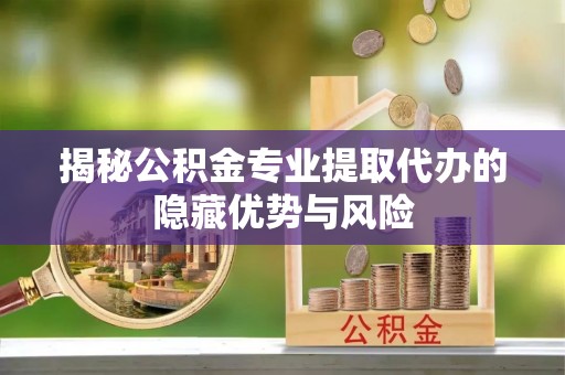 郑州揭秘公积金专业提取代办的隐藏优势与风险