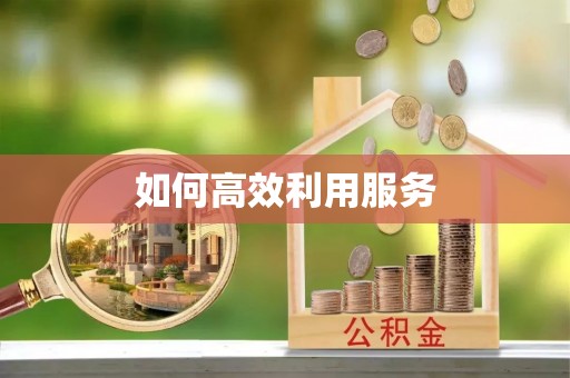郑州如何高效利用服务