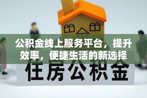 郑州公积金线上服务平台，提升效率，便捷生活的新选择