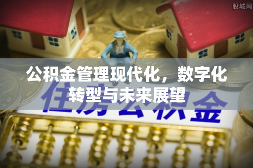 郑州公积金管理现代化，数字化转型与未来展望