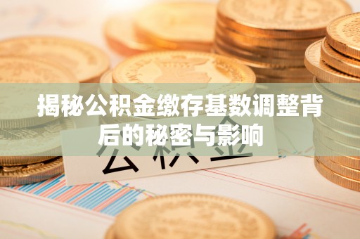 郑州揭秘公积金缴存基数调整背后的秘密与影响