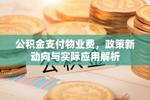 郑州公积金支付物业费，政策新动向与实际应用解析